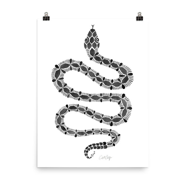 Serpent – Black Palette • Art Print