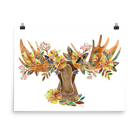 Floral Moose – Autumn