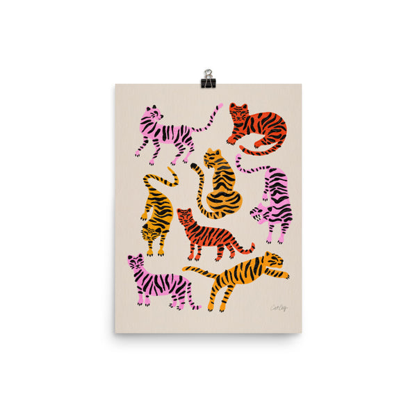Tiger Collection - Pink & Yellow
