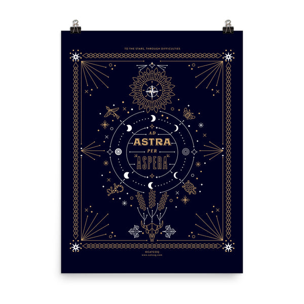 Ad Astra Per Aspera  •  Art Print