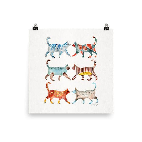 Cat Collection – Original Palette • Art Print