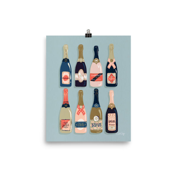 French Champagne Collection – Navy & Coral