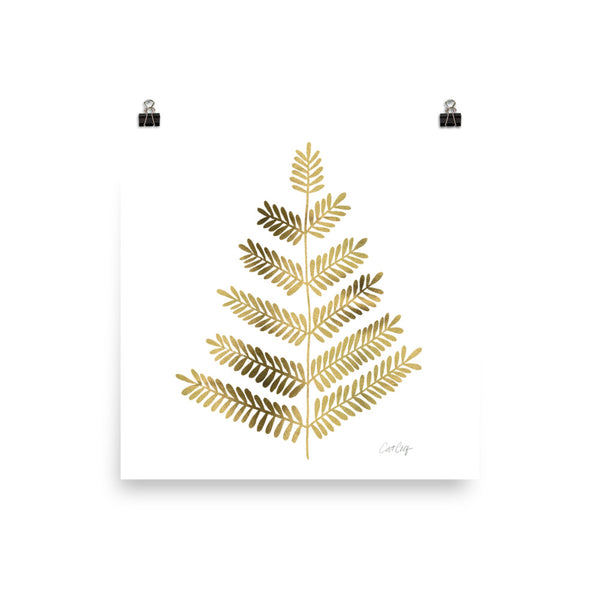 Leaflets – Gold Palette • Art Print