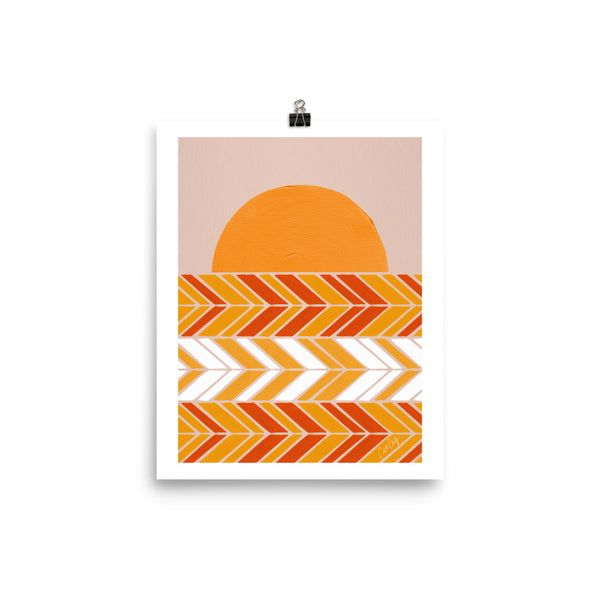 Retro Sunset - Orange