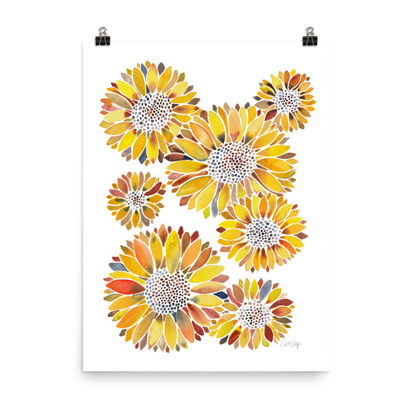 Sunflower Blooms – Yellow
