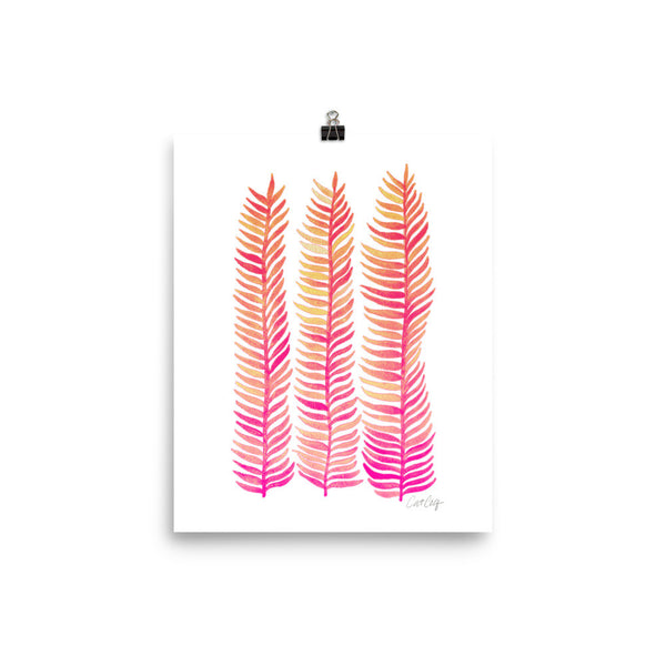Stems – Pink Palette  •  Art Print