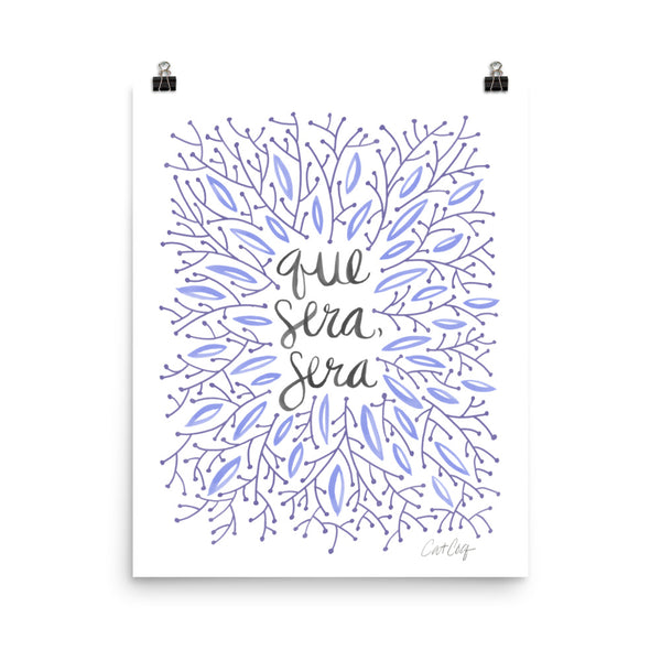 Whatever Will Be, Will Be – Illustrated Lavender • Art Print