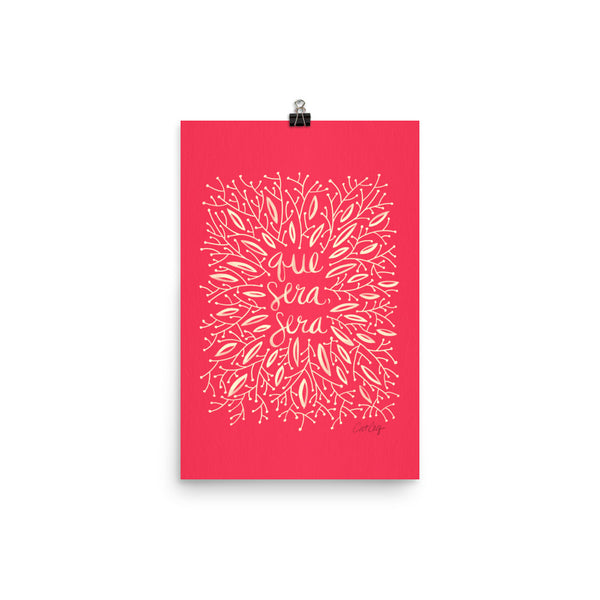 Whatever Will Be, Will Be – Illustrated Melon Palette • Art Print