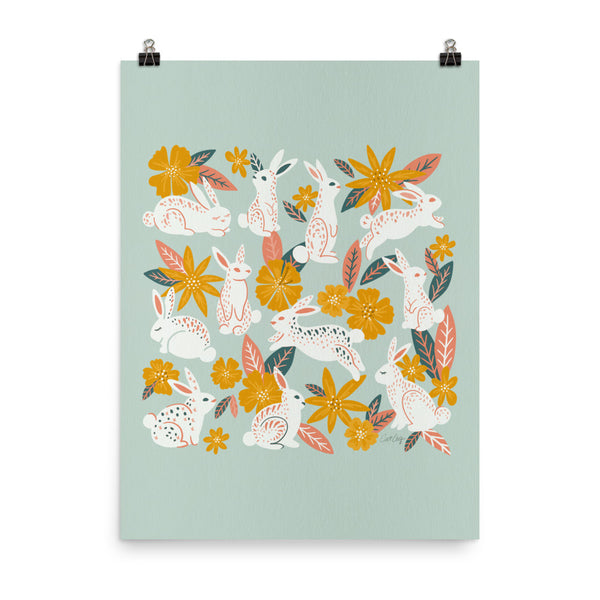 Bunnies and Blooms  - Marigold Blush