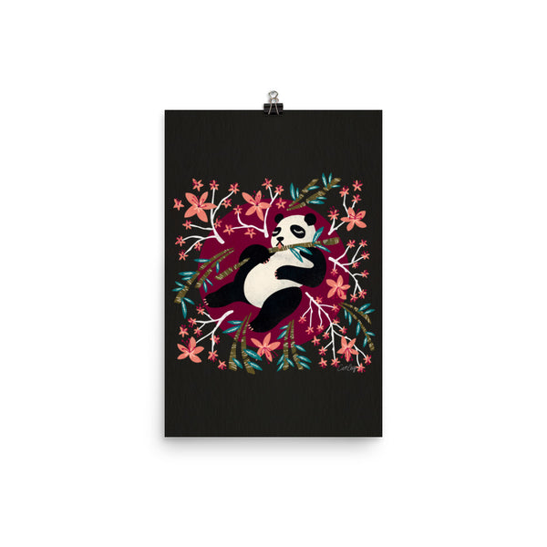 Panda Vibes – Fuchsia & Charcoal