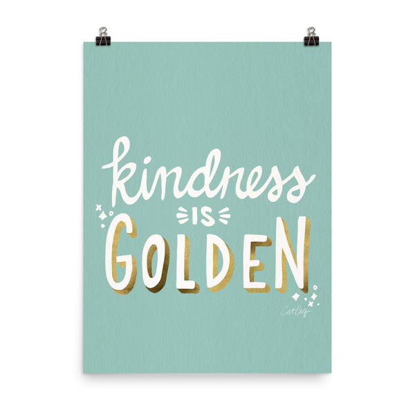 Kindness is Golden - Mint Gold