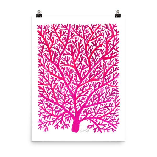 Fan Coral – Pink Palette • Art Print