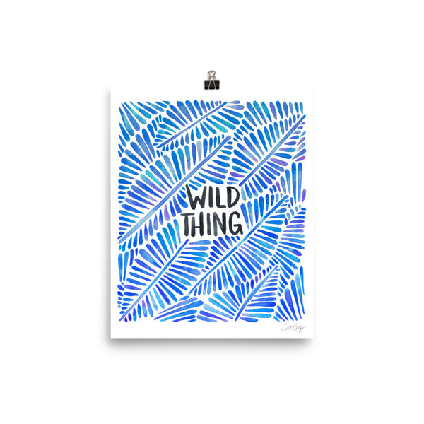 Wild Thing – Blue Palette • Art Print