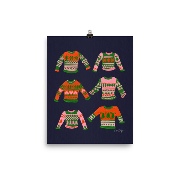 Christmas Sweaters - Green Red