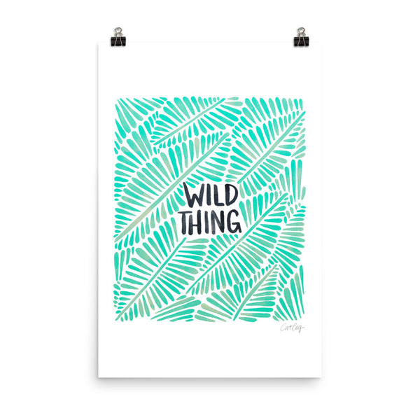 Wild Thing – Mint Palette  •  Art Print
