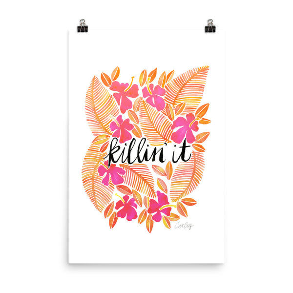 Killin' It – Melon Ombré Palette • Art Print