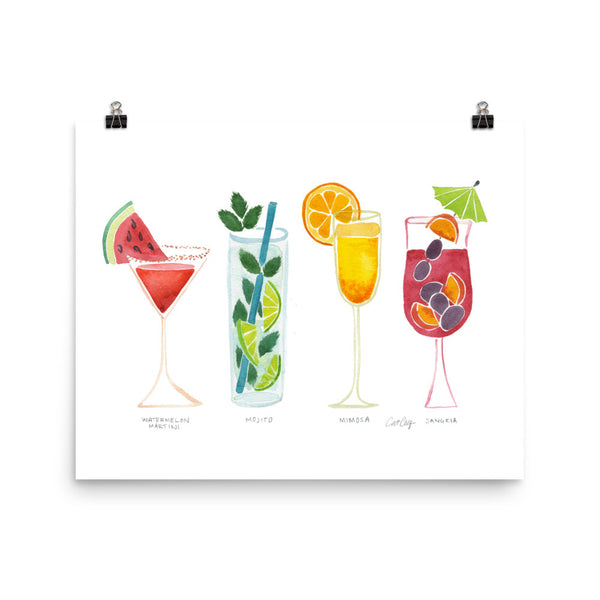 Summer Drinks • Art Print