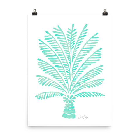 Palm Tree - Turquoise