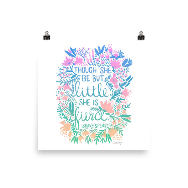 Little & Fierce – Lavender Ombré Palette • Art Print