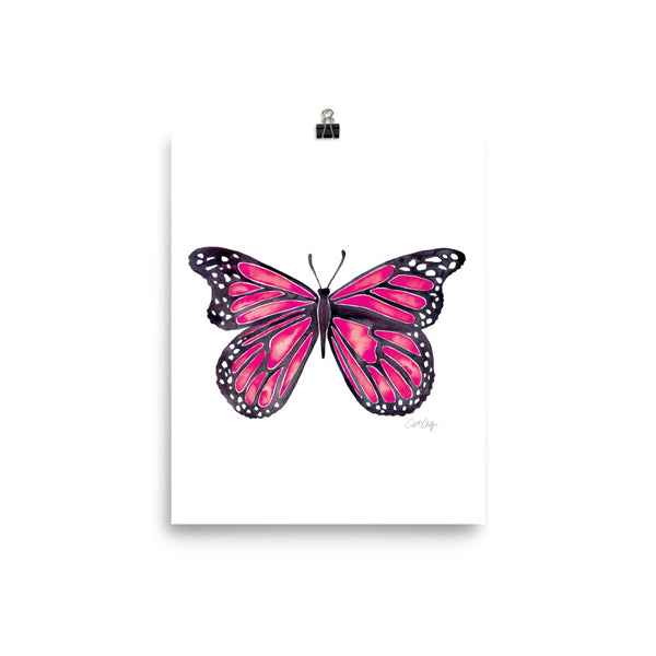 Butterfly – Pink Palette • Art Print