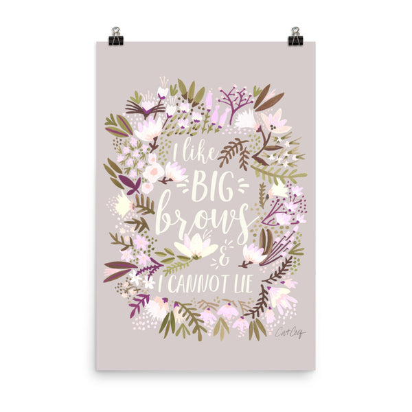Big Brows – Spring Palette • Art Print
