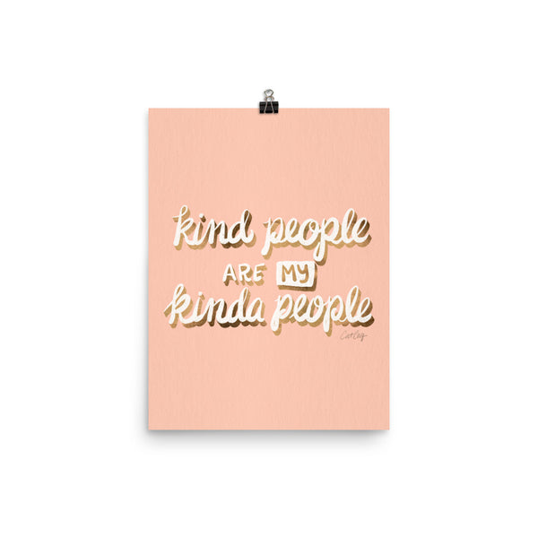 Kind People are my Kind - Blush Gold