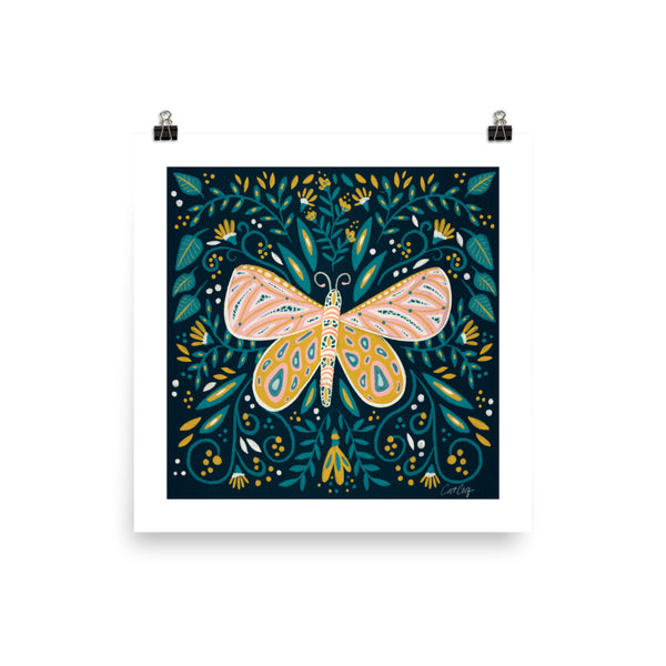 Butterfly Symmetry – Teal