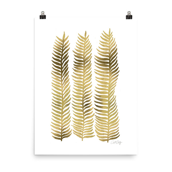 Stems – Gold Palette • Art Print