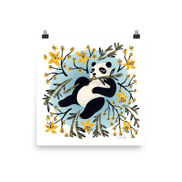 Panda Vibes – Blue & Yellow