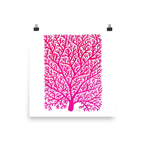 Fan Coral – Pink Palette • Art Print