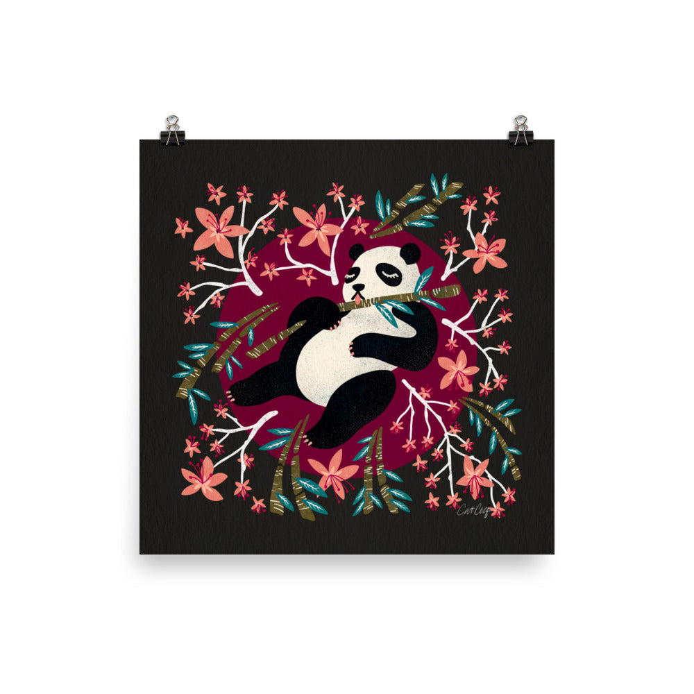 Panda Vibes – Fuchsia & Charcoal