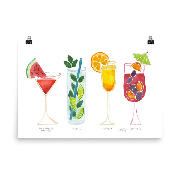 Summer Drinks • Art Print