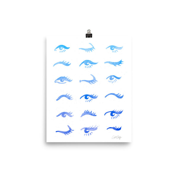 Mascara Envy – Blue Ombré Palette • Art Print
