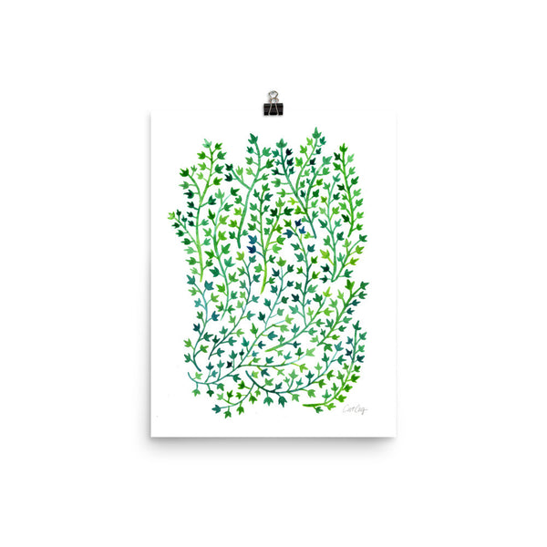 Ivy – Green Palette • Art Print