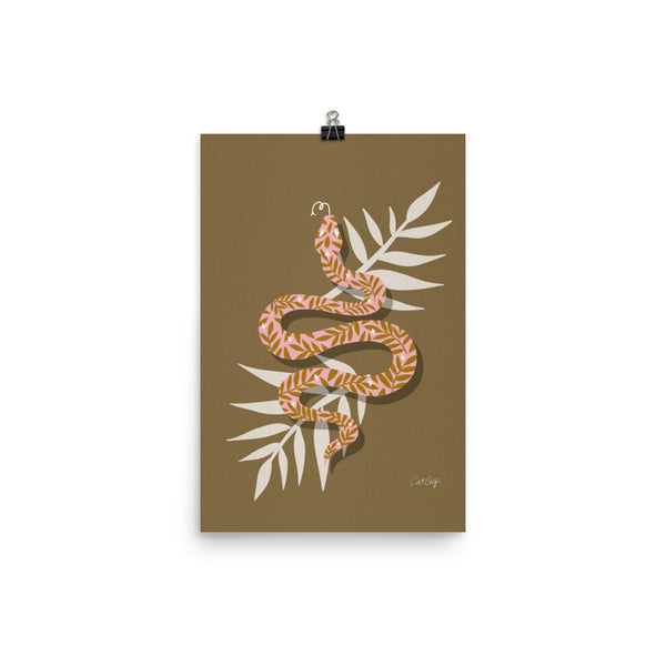 Tropical Serpent - Tan Blush