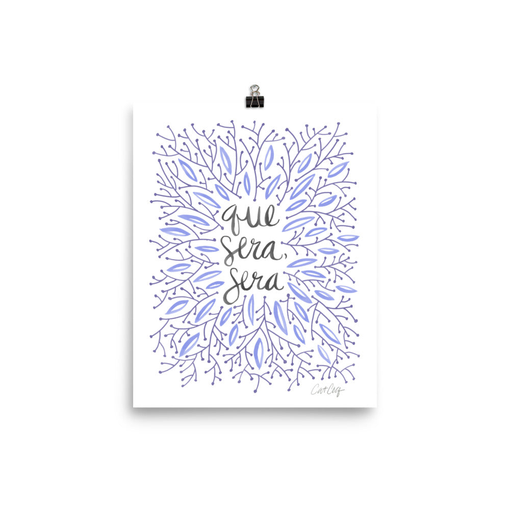 Whatever Will Be, Will Be – Illustrated Lavender • Art Print