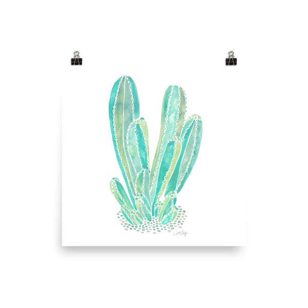 Cactus Cluster – Mint Palette • Art Print