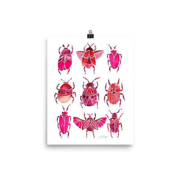 Beetle Collection - Pink