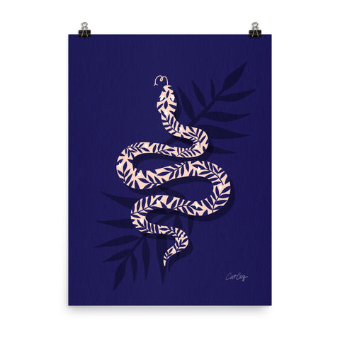 Tropical Serpent  - Cobalt Blush