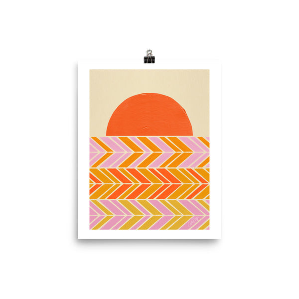 Retro Sunset - Tangerine