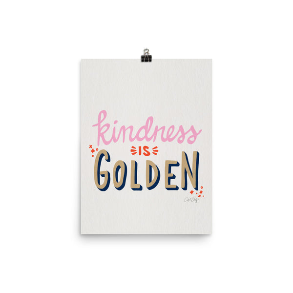 Kindness is Golden - Coral Pink