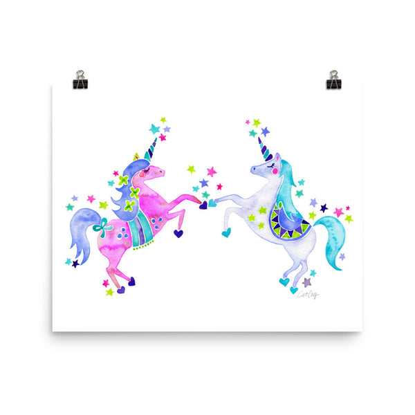 Unicorns – Pastel Palette • Art Print