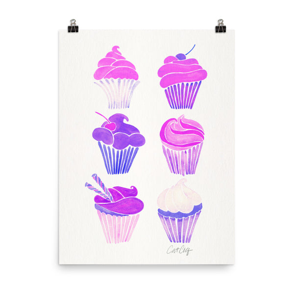 Cupcakes – Unicorn Palette • Art Print