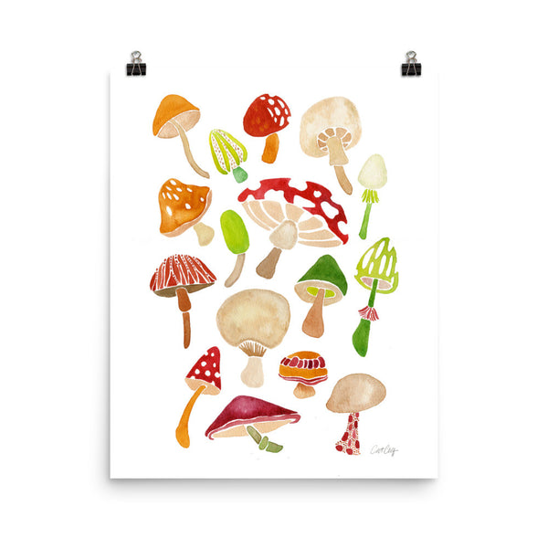 Mushroom Collection • Art Print