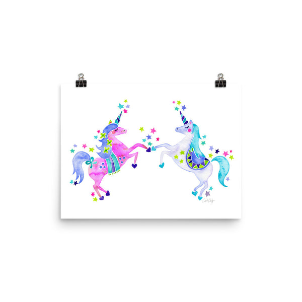 Unicorns – Pastel Palette • Art Print
