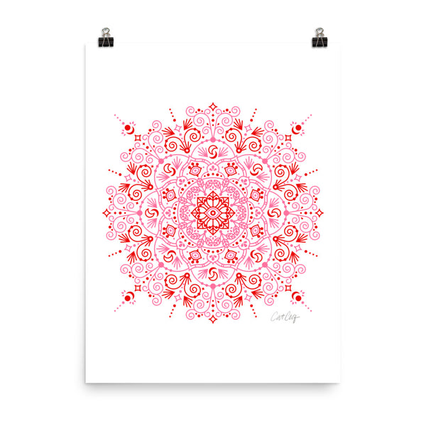 Moroccan Mandala – Valentine Palette • Art Print