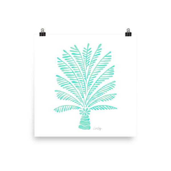 Palm Tree - Turquoise