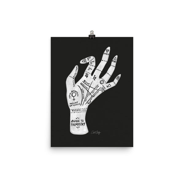 Palmistry – White Hand • Art Print