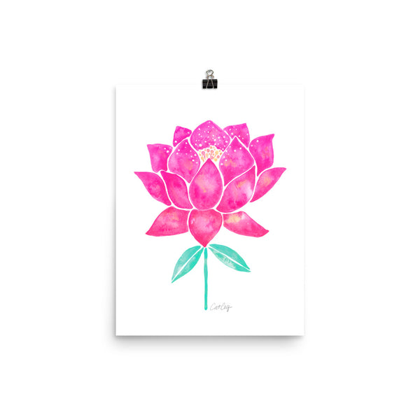 Lotus Blossom - Pink Mint