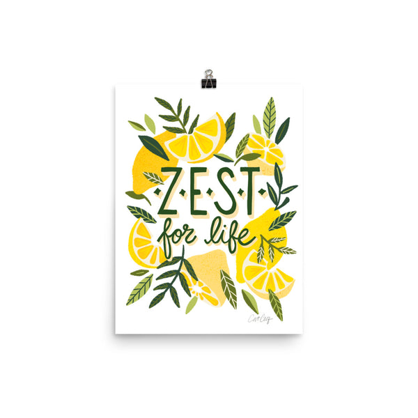 Zest for Life - Yellow White